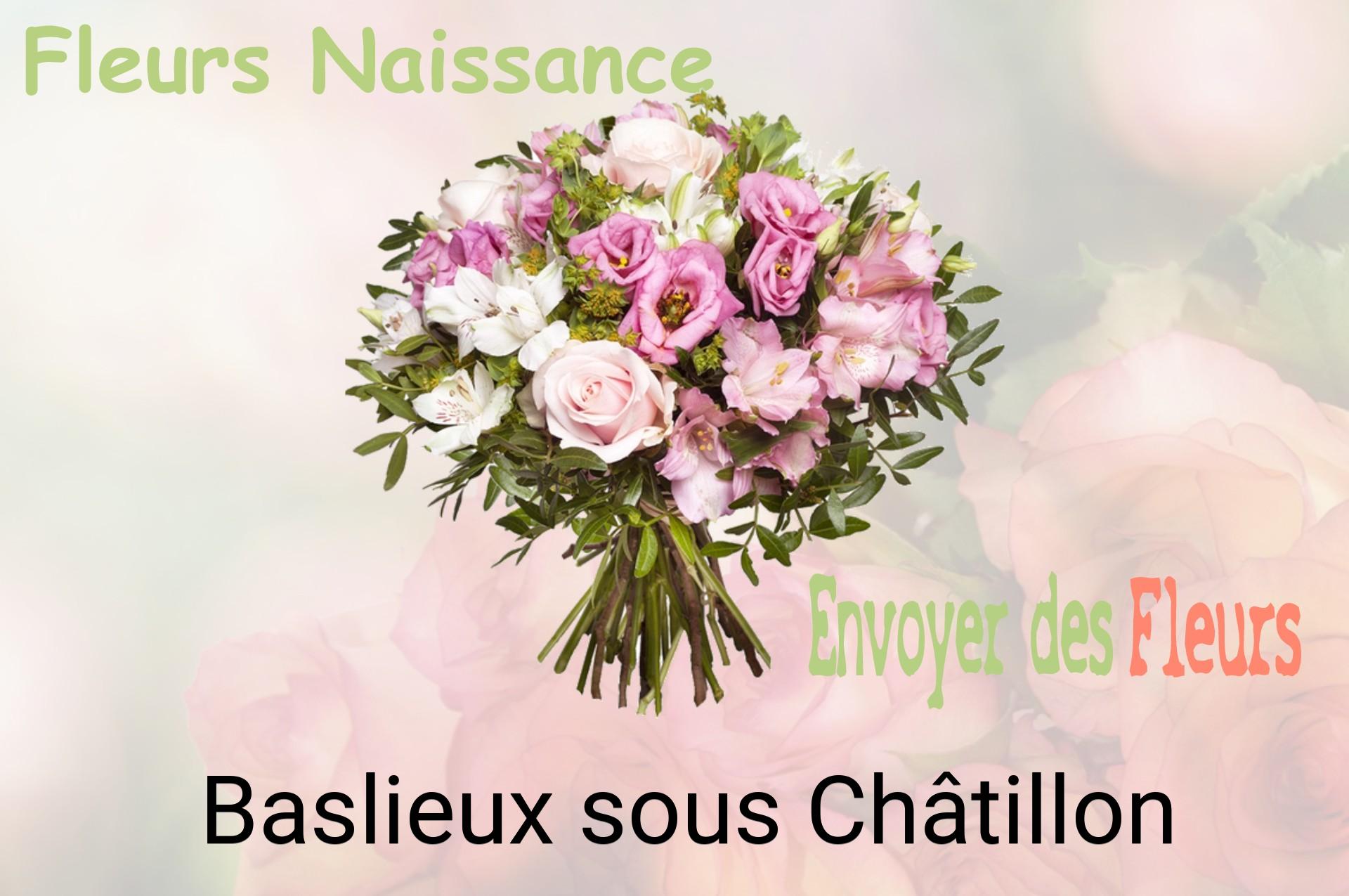 Bouquet de fleurs de naissance livré à Baslieux-sous-Châtillon