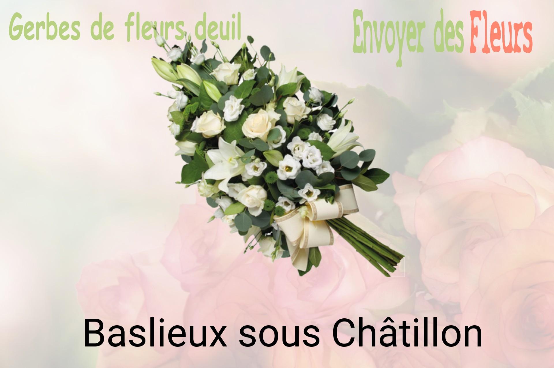 Gerbe de fleurs de deuil livrée à Baslieux-sous-Châtillon